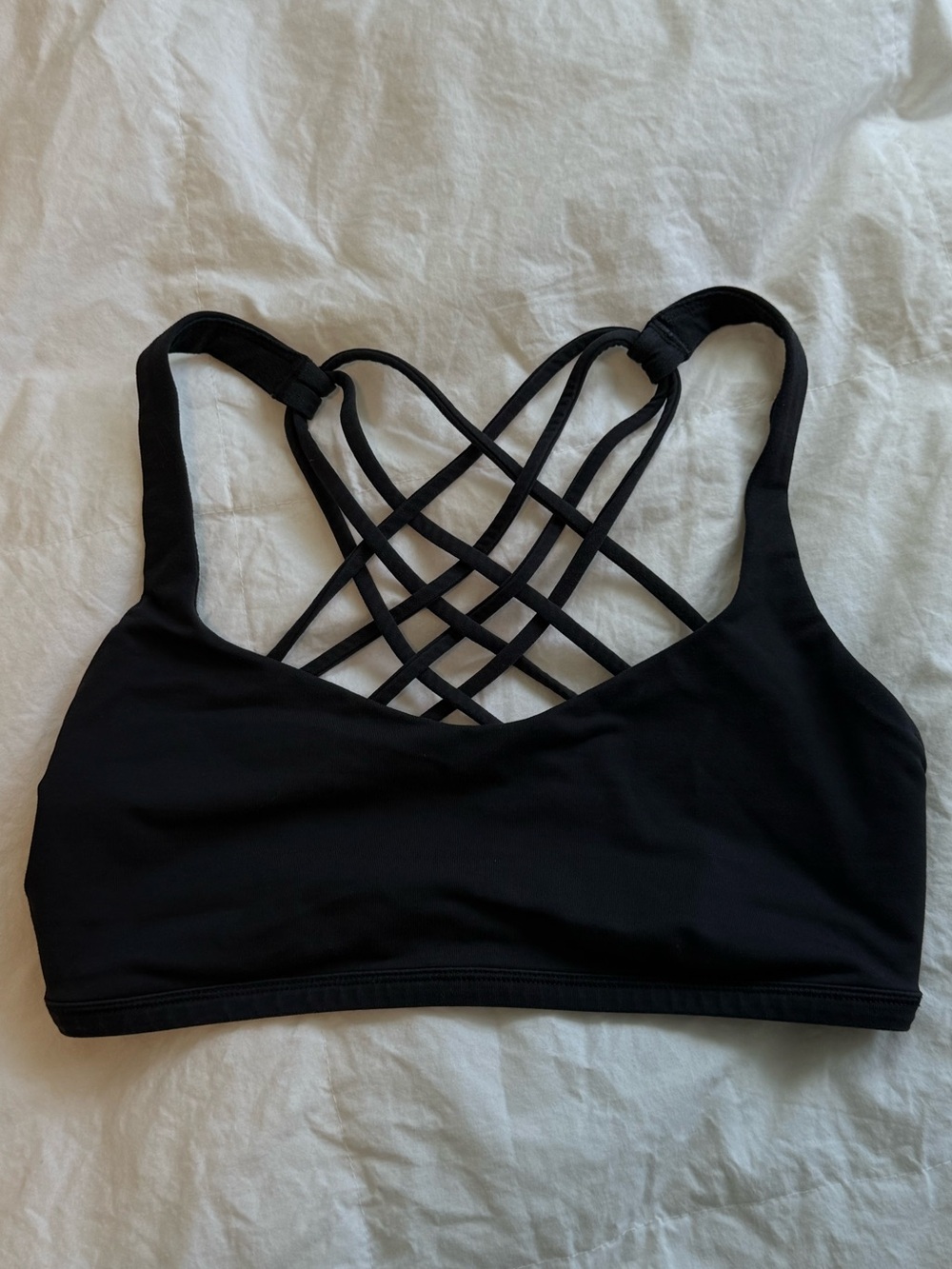 Lululemon black free to be wild bra